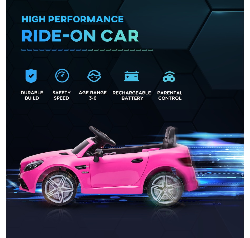 Image 946841_ALTMORE4.jpg, Product 946-841 / Price $182.78 - $216.99, Aosom 12V Kids Electric Ride On Car with Parent Remote Control Pink from Aosom on TSC.ca's Toys & Hobbies department