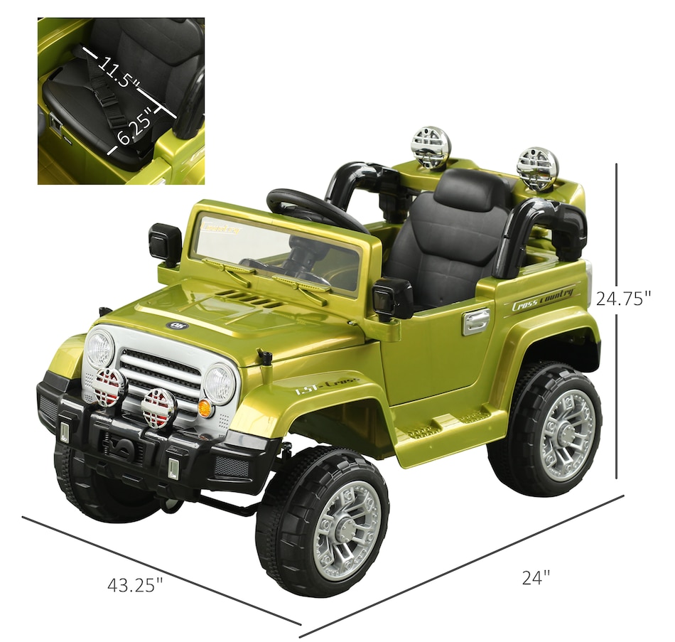 Image 946857_ALTMORE12.jpg, Product 946-857 / Price $199.99, Aosom 12V Kids Electric Ride On Car Toy Truck with Remote Control from Aosom on TSC.ca's Toys & Hobbies department