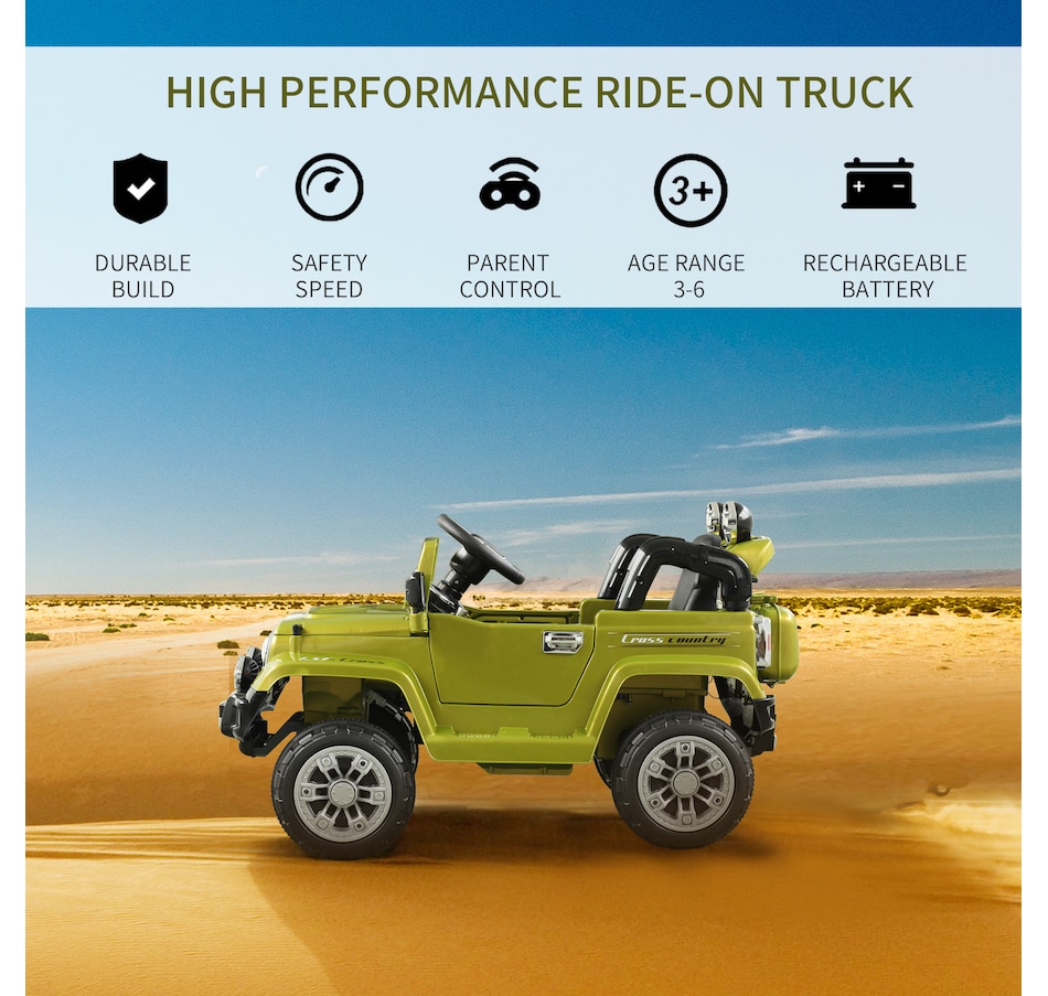 Image 946857_ALTMORE13.jpg, Product 946-857 / Price $199.99, Aosom 12V Kids Electric Ride On Car Toy Truck with Remote Control from Aosom on TSC.ca's Toys & Hobbies department