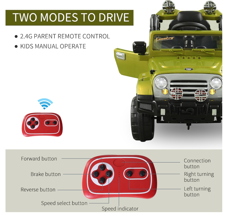 Image 946857_ALTMORE14.jpg, Product 946-857 / Price $199.99, Aosom 12V Kids Electric Ride On Car Toy Truck with Remote Control from Aosom on TSC.ca's Toys & Hobbies department