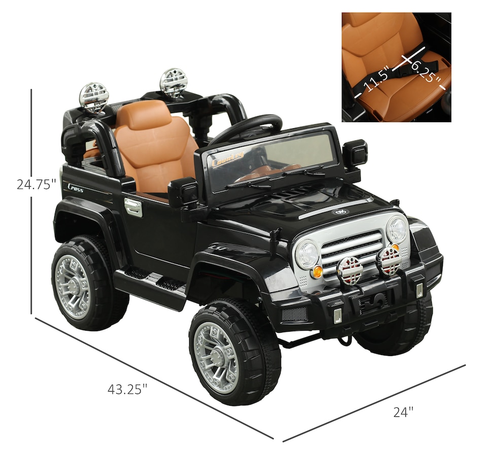 Image 946857_ALTMORE21.jpg, Product 946-857 / Price $199.99, Aosom 12V Kids Electric Ride On Car Toy Truck with Remote Control from Aosom on TSC.ca's Toys & Hobbies department