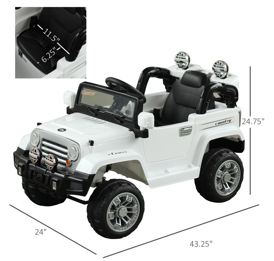 Image 946857_ALTMORE3.jpg, Product 946-857 / Price $199.99, Aosom 12V Kids Electric Ride On Car Toy Truck with Remote Control from Aosom on TSC.ca's Toys & Hobbies department