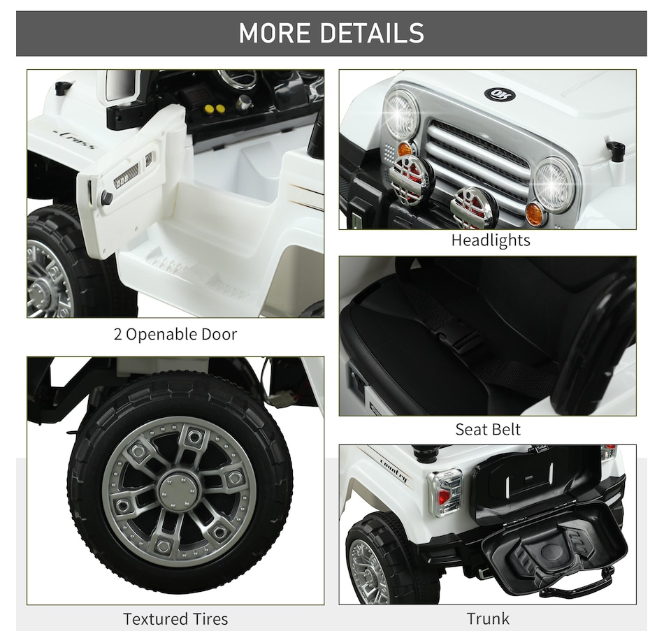 Image 946857_ALTMORE5.jpg, Product 946-857 / Price $199.99, Aosom 12V Kids Electric Ride On Car Toy Truck with Remote Control from Aosom on TSC.ca's Toys & Hobbies department