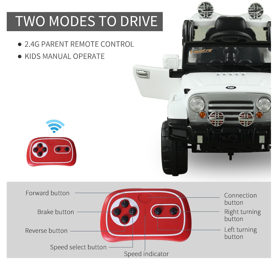 Image 946857_ALTMORE7.jpg, Product 946-857 / Price $199.99, Aosom 12V Kids Electric Ride On Car Toy Truck with Remote Control from Aosom on TSC.ca's Toys & Hobbies department