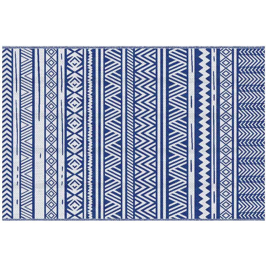 Image 946863_ALTMORE7.jpg, Product 946-863 / Price $46.99, Outsunny Reversible Outdoor Rug, 6' x 9' Patio Rug, Dark Blue and White from Outsunny on TSC.ca's Home & Garden department