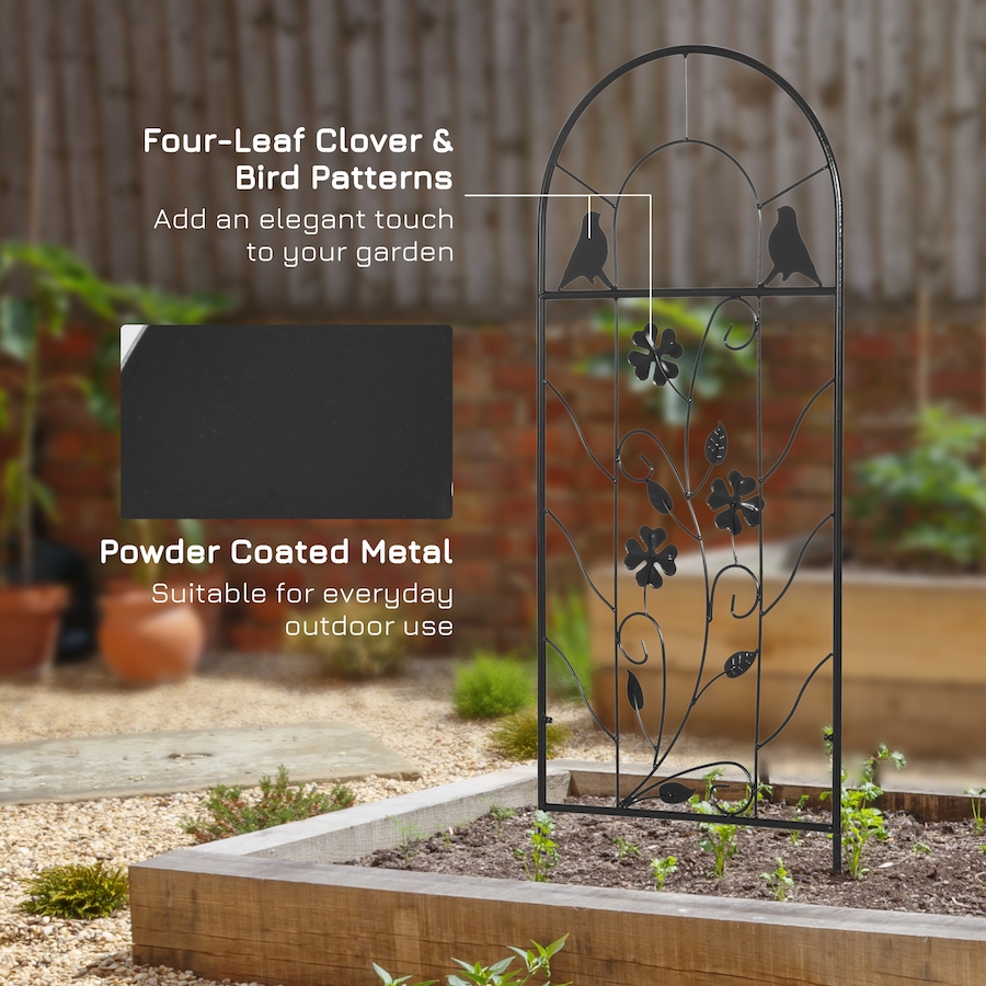 Image 946868_ALTMORE5.jpg, Product 946-868 / Price $54.99, Outsunny Garden Trellis with Birds for Climbing Plants, 2 Pack, 39" Tall from Outsunny on TSC.ca's Home & Garden department