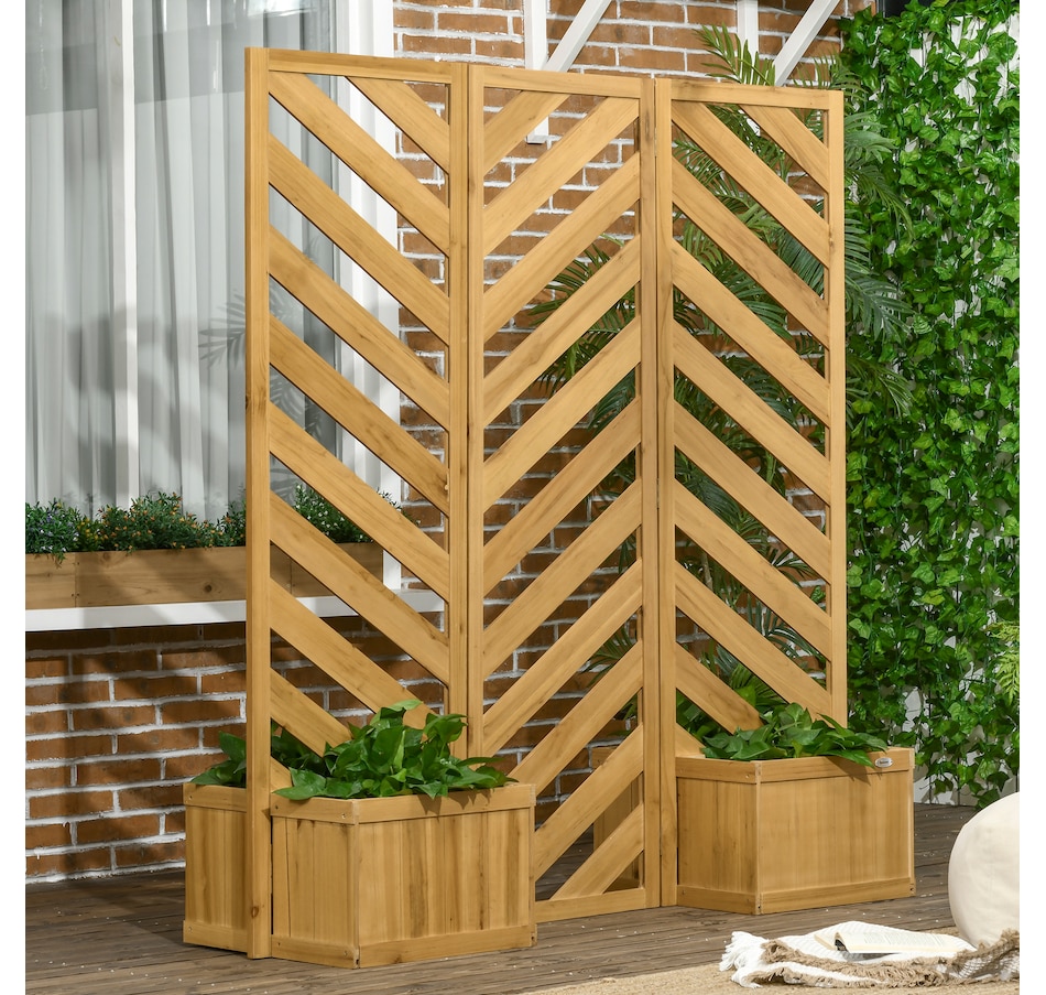 Image 946880_ALTMORE1.jpg, Product 946-880 / Price $209.99, Outsunny Freestanding Outdoor Privacy Screen from Outsunny on TSC.ca's Home & Garden department