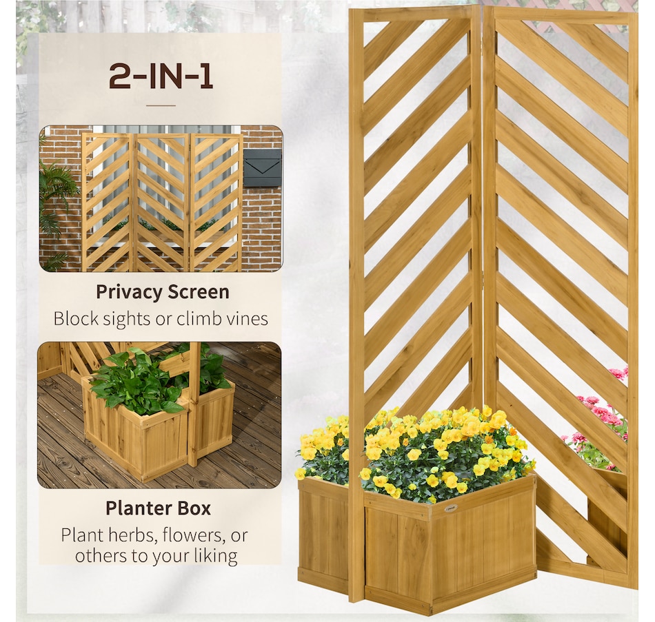 Image 946880_ALTMORE3.jpg, Product 946-880 / Price $209.99, Outsunny Freestanding Outdoor Privacy Screen from Outsunny on TSC.ca's Home & Garden department