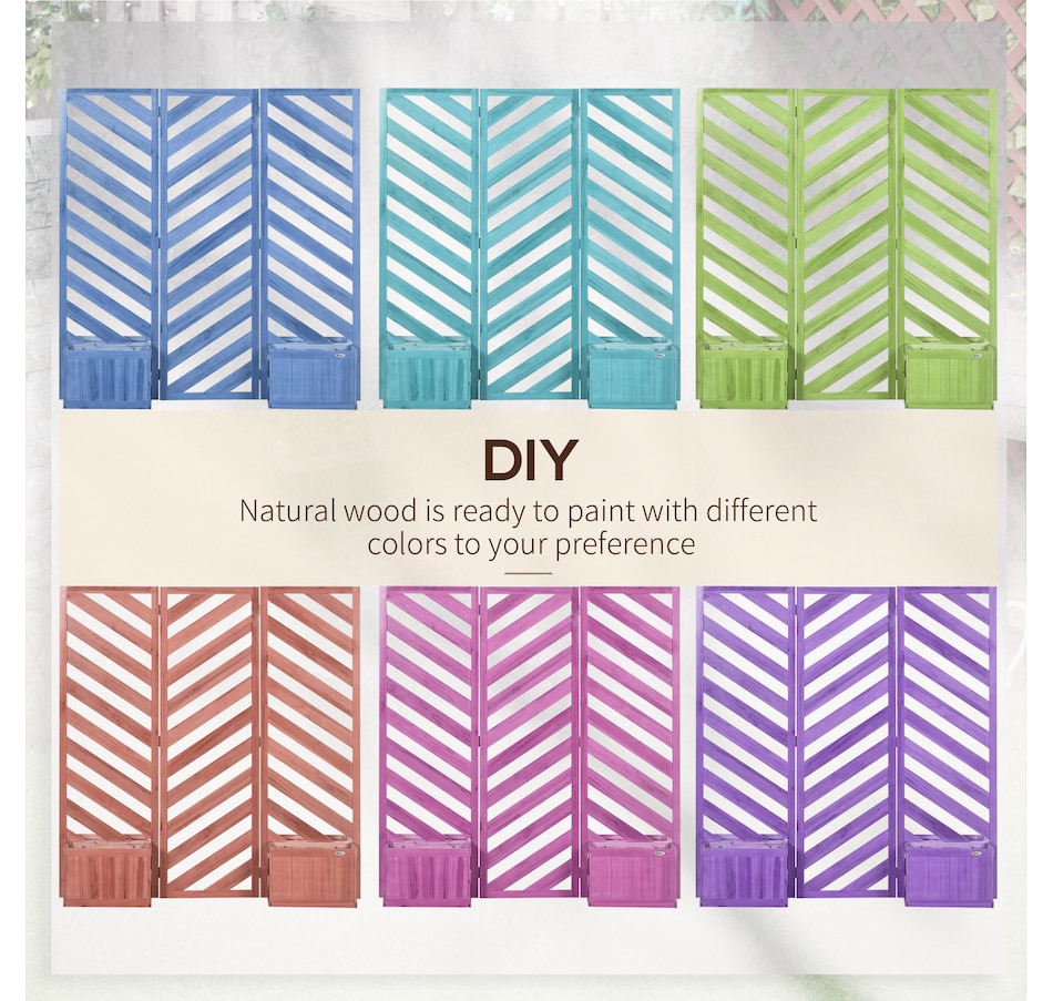 Image 946880_ALTMORE6.jpg, Product 946-880 / Price $209.99, Outsunny Freestanding Outdoor Privacy Screen from Outsunny on TSC.ca's Home & Garden department