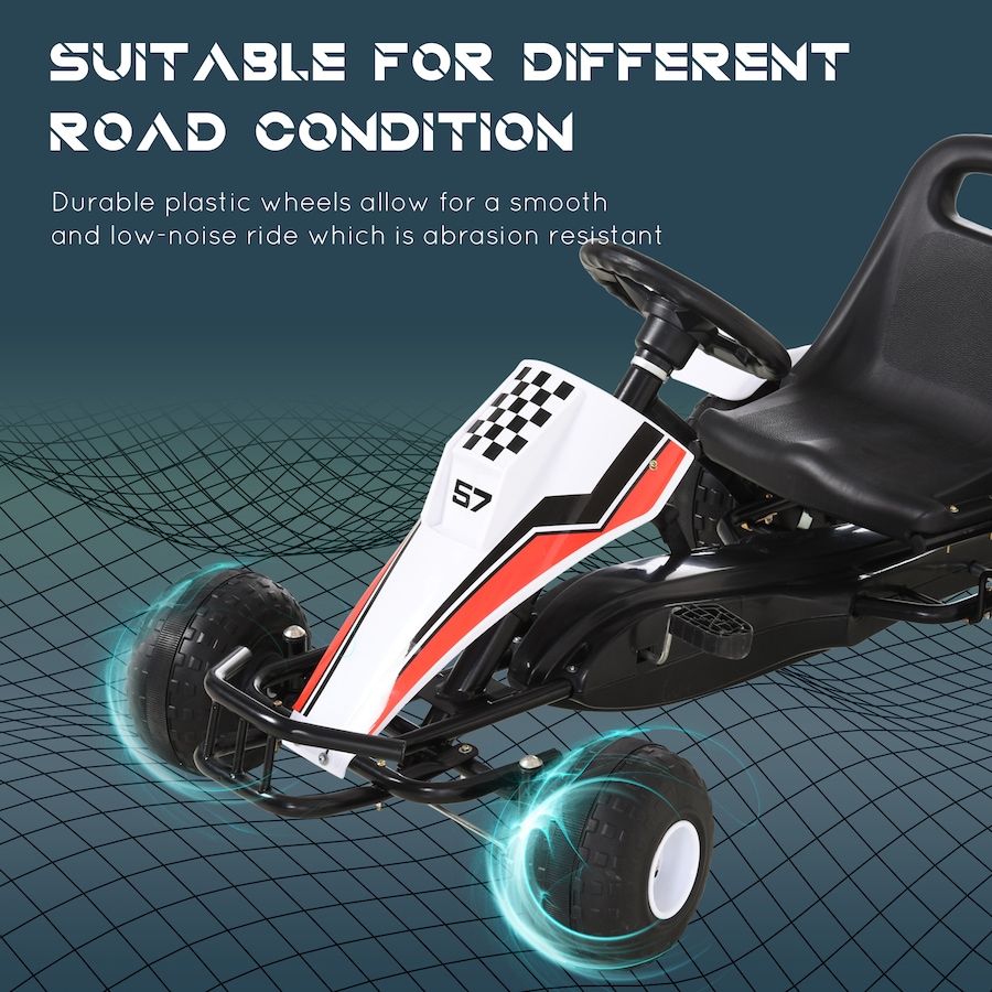 Image 946885_ALTMORE6.jpg, Product 946-885 / Price $149.99, Aosom Kids Pedal Go Kart Children Racing Style Ride on Car with Adjustable Seat from Aosom on TSC.ca's Toys & Hobbies department