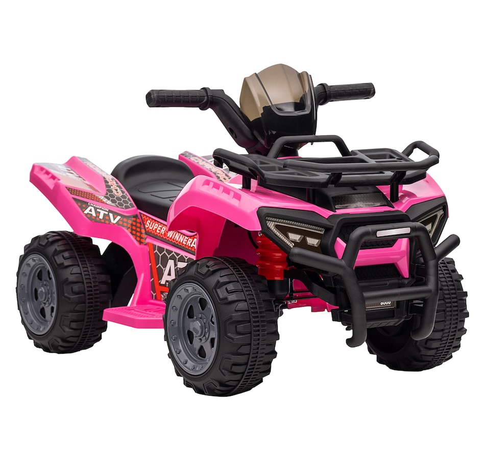 Aosom 6V Kids ATV Quad, Wheeler Battery Powered Electric Ride on
