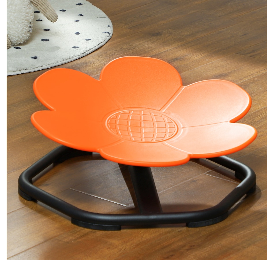 Image 946919_ALTMORE7.jpg, Product 946-919 / Price $76.99, Qaba Flower-Shaped Kids Swivel Chair, Sensory Spinning Chair, Orange from Qaba on TSC.ca's Toys & Hobbies department