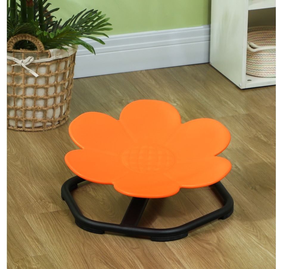 Image 946919_ALTMORE9.jpg, Product 946-919 / Price $76.99, Qaba Flower-Shaped Kids Swivel Chair, Sensory Spinning Chair, Orange from Qaba on TSC.ca's Toys & Hobbies department