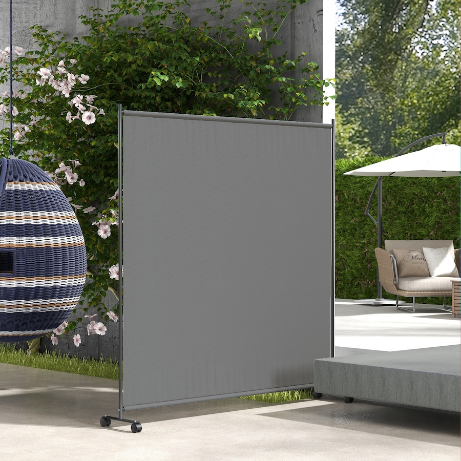 Image 946922_ALTMORE1.jpg, Product 946-922 / Price $53.99, Outsunny Room Divider with Wheels, 6ft Rolling Privacy Screen, Dark Grey from Outsunny on TSC.ca's Home & Garden department