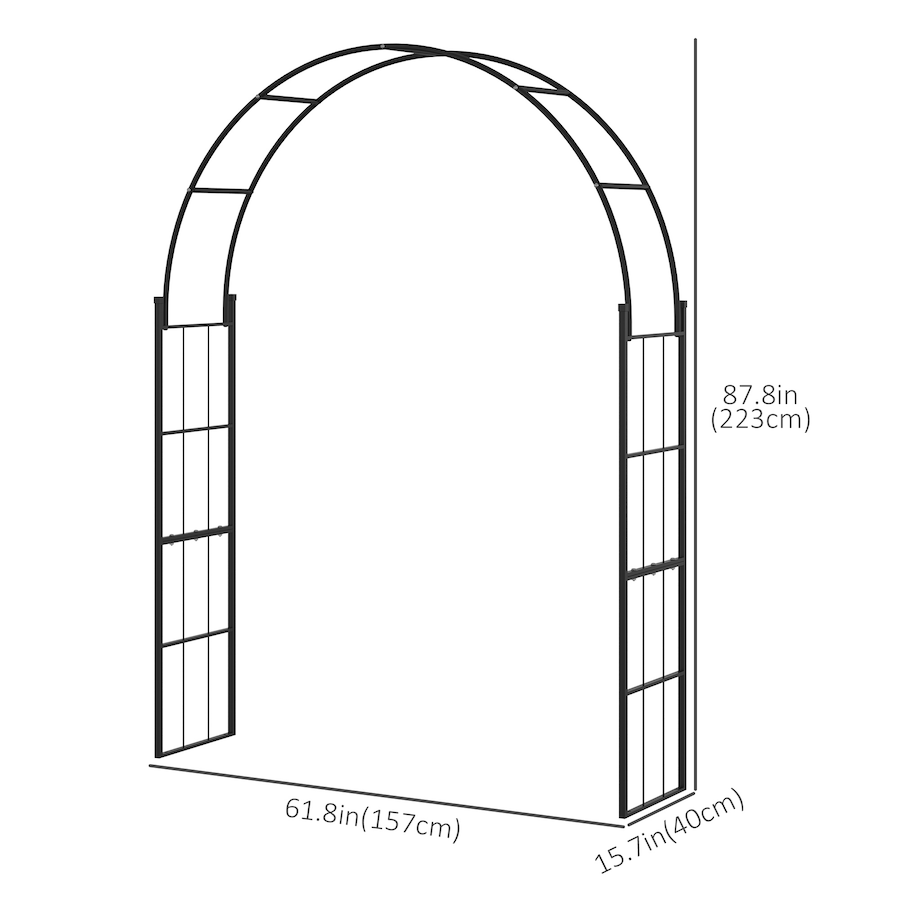 Image 946930_ALTMORE10.jpg, Product 946-930 / Price $81.63, Outsunny 7FT Garden Arch Trellis, Outdoor Wedding Arbor for Roses, Vines from Outsunny on TSC.ca's Home & Garden department