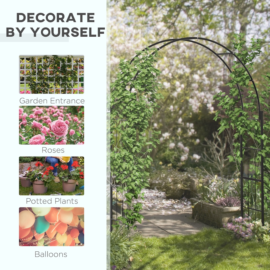 Image 946930_ALTMORE11.jpg, Product 946-930 / Price $81.63, Outsunny 7FT Garden Arch Trellis, Outdoor Wedding Arbor for Roses, Vines from Outsunny on TSC.ca's Home & Garden department