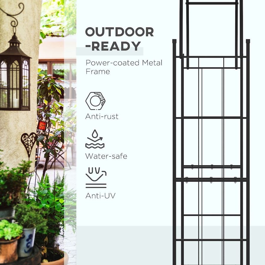 Image 946930_ALTMORE13.jpg, Product 946-930 / Price $81.63, Outsunny 7FT Garden Arch Trellis, Outdoor Wedding Arbor for Roses, Vines from Outsunny on TSC.ca's Home & Garden department