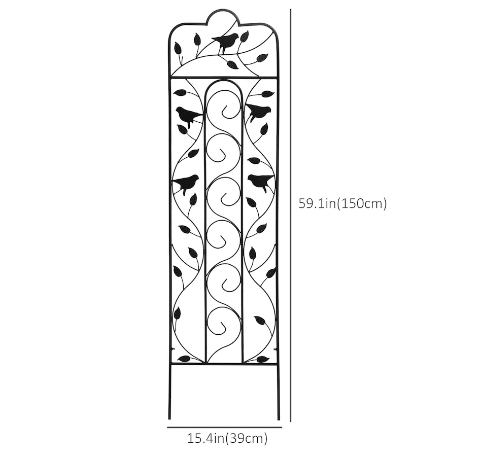 Image 946938_ALTMORE2.jpg, Product 946-938 / Price $82.99, Outsunny 2 Pack Garden Trellis for Climbing Plants from Outsunny on TSC.ca's Home & Garden department