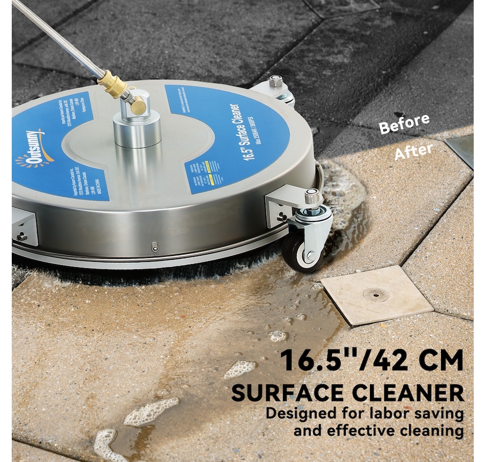 Image 946948_ALTMORE3.jpg, Product 946-948 / Price $119.99, Outsunny 16" Pressure Washer Surface Cleaner, Power Washer Surface Cleaner from Outsunny on TSC.ca's Home & Garden department