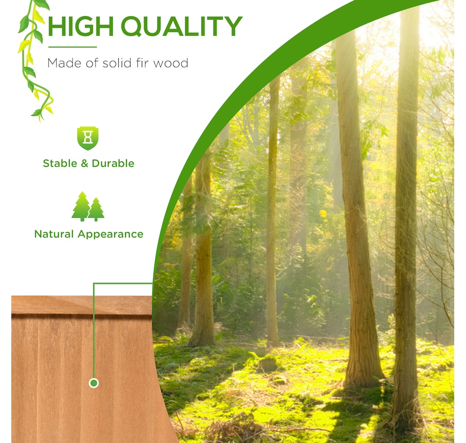 Image 946950_ALTMORE13.jpg, Product 946-950 / Price $184.99, Outsunny 7.7FT Garden Arch with Planter Boxes Wooden Trellis Arbor, Brown from Outsunny on TSC.ca's Home & Garden department