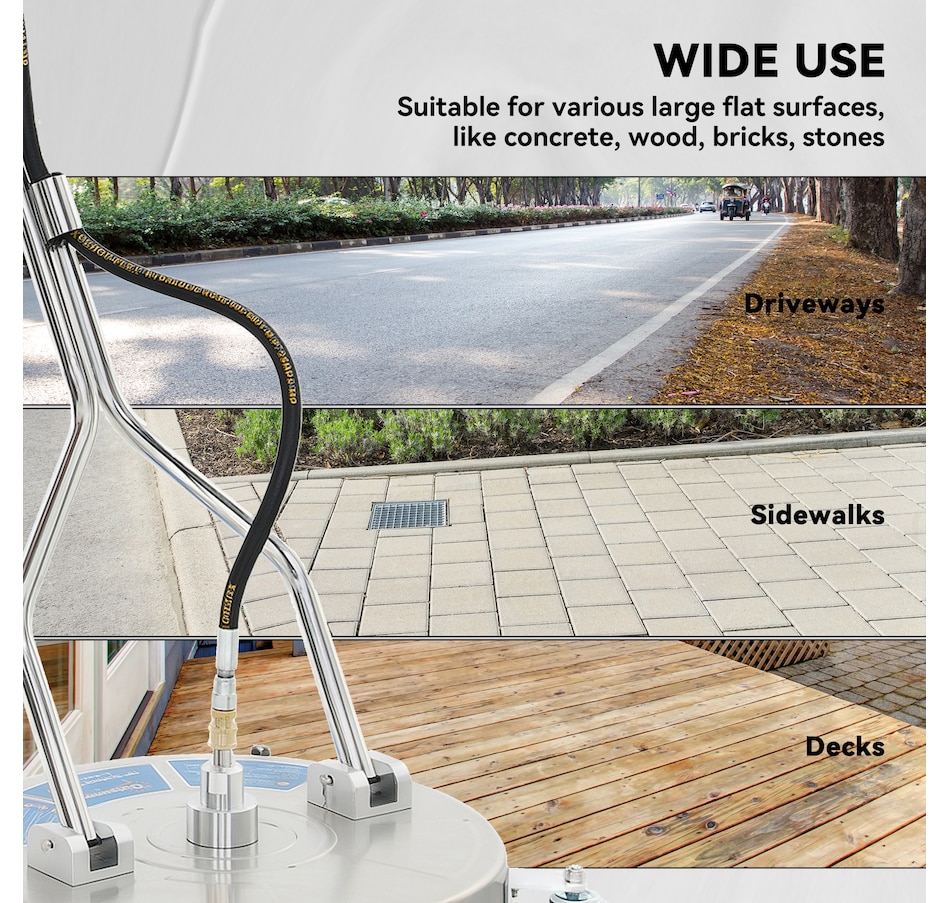 Image 946956_ALTMORE7.jpg, Product 946-956 / Price $254.99, Outsunny 18" Pressure Washer Surface Cleaner, Power Washer Surface Cleaner from Outsunny on TSC.ca's Home & Garden department