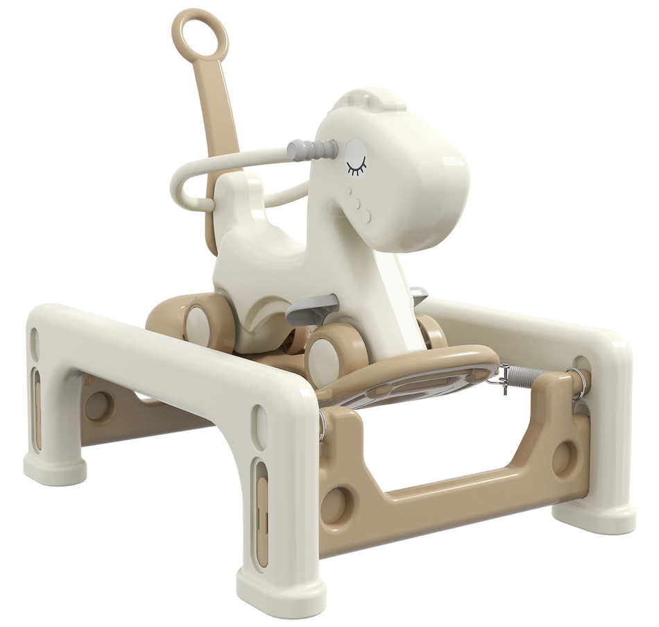 Image 947025.jpg, Product 947-025 / Price $98.99, Qaba 5 in 1 Rocking Horse for Toddlers 1-6 Years with Balance Board from Qaba on TSC.ca's Toys & Hobbies department