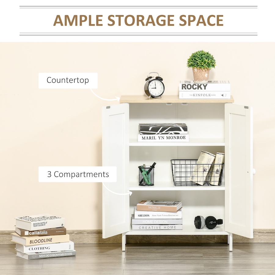 Image 947123_ALTMORE3.jpg, Product 947-123 / Price $114.32, HOMCOM Storage Cabinet with 2 Doors, 2 Adjustable Shelves for Living Room from HOMCOM on TSC.ca's Home & Garden department