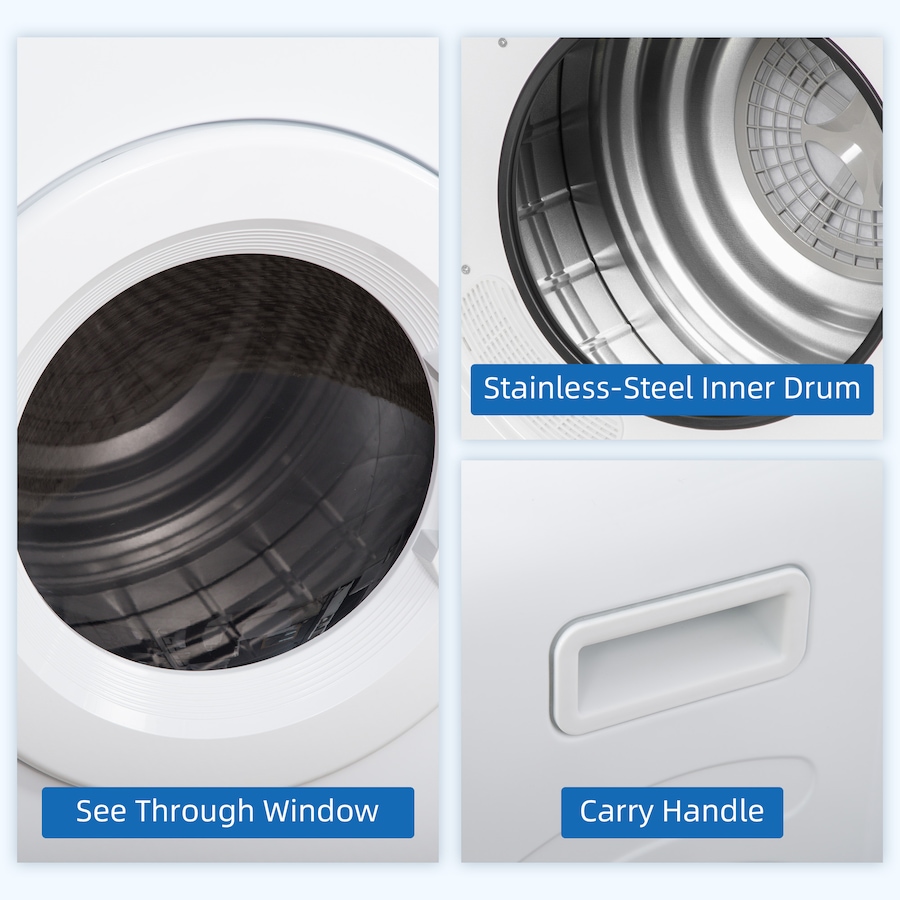 Image 947140_ALTMORE4.jpg, Product 947-140 / Price $349.99 - $364.99, HOMCOM Electric Portable Dryer 1300W 3.22 CuFt Compact Laundry Dryer from HOMCOM on TSC.ca's Home & Garden department