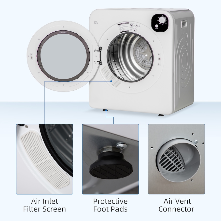 Image 947140_ALTMORE5.jpg, Product 947-140 / Price $349.99 - $364.99, HOMCOM Electric Portable Dryer 1300W 3.22 CuFt Compact Laundry Dryer from HOMCOM on TSC.ca's Home & Garden department
