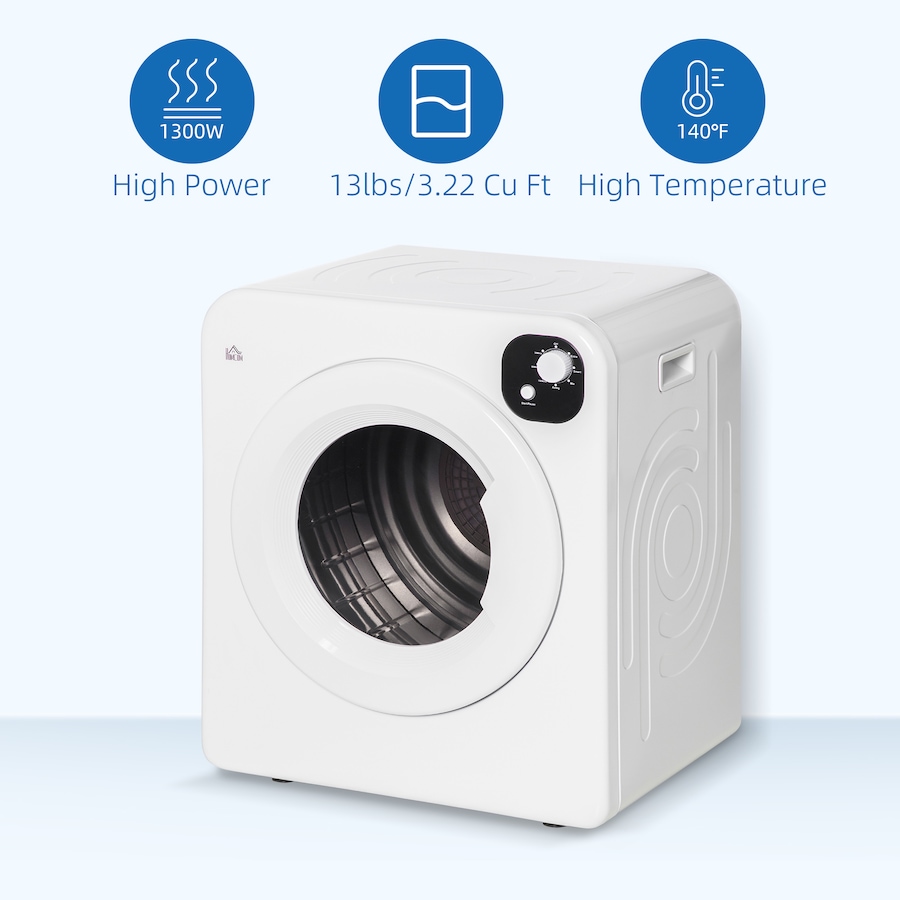 Image 947140_ALTMORE7.jpg, Product 947-140 / Price $349.99 - $364.99, HOMCOM Electric Portable Dryer 1300W 3.22 CuFt Compact Laundry Dryer from HOMCOM on TSC.ca's Home & Garden department