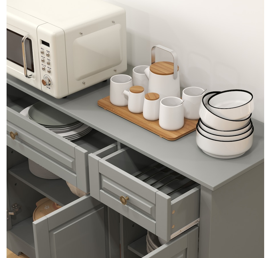 Image 947141_ALTMORE15.jpg, Product 947-141 / Price $239.99 - $269.99, HOMCOM Sideboard Buffet Cabinet, Modern Kitchen Cabinet with 2 Drawers from HOMCOM on TSC.ca's Home & Garden department