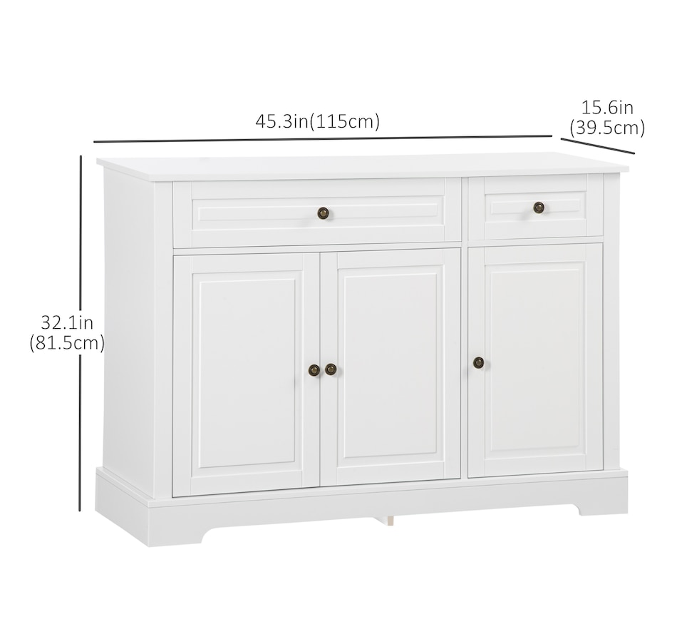 Image 947141_ALTMORE18.jpg, Product 947-141 / Price $239.99 - $269.99, HOMCOM Sideboard Buffet Cabinet, Modern Kitchen Cabinet with 2 Drawers from HOMCOM on TSC.ca's Home & Garden department