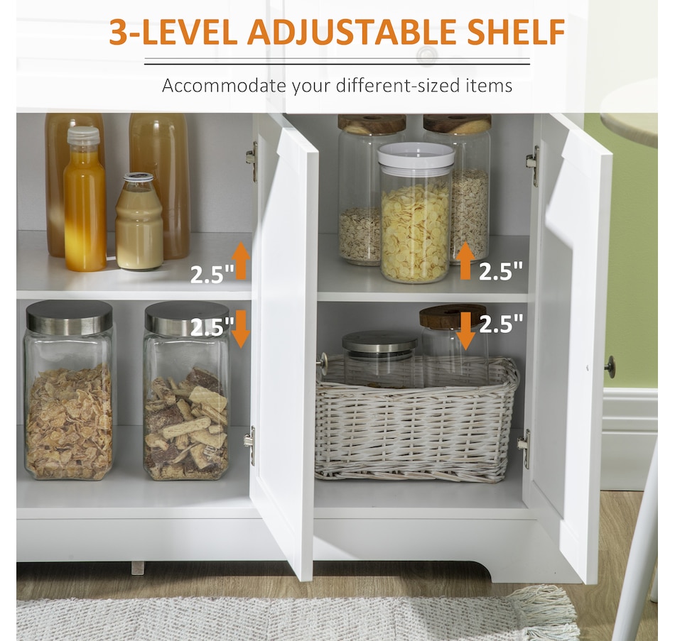 Image 947141_ALTMORE20.jpg, Product 947-141 / Price $239.99 - $269.99, HOMCOM Sideboard Buffet Cabinet, Modern Kitchen Cabinet with 2 Drawers from HOMCOM on TSC.ca's Home & Garden department