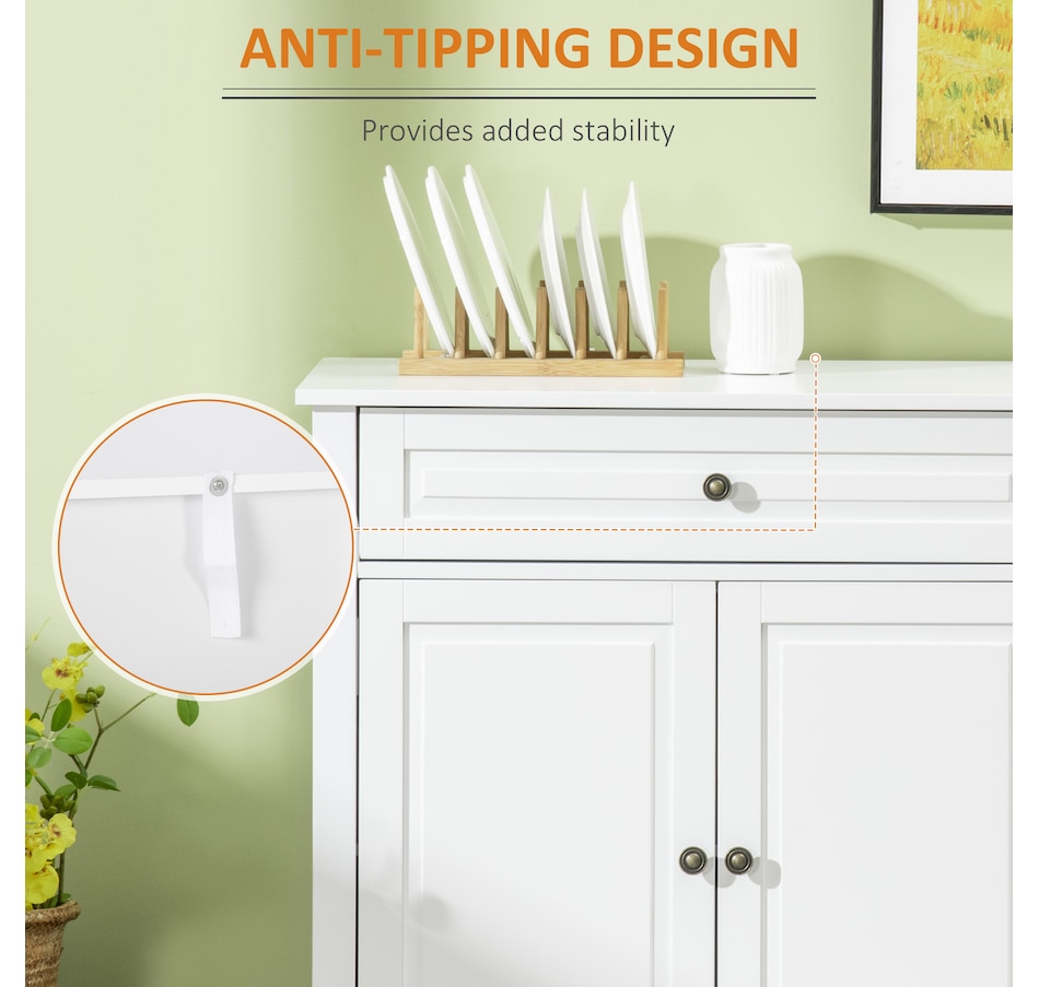 Image 947141_ALTMORE21.jpg, Product 947-141 / Price $239.99 - $269.99, HOMCOM Sideboard Buffet Cabinet, Modern Kitchen Cabinet with 2 Drawers from HOMCOM on TSC.ca's Home & Garden department