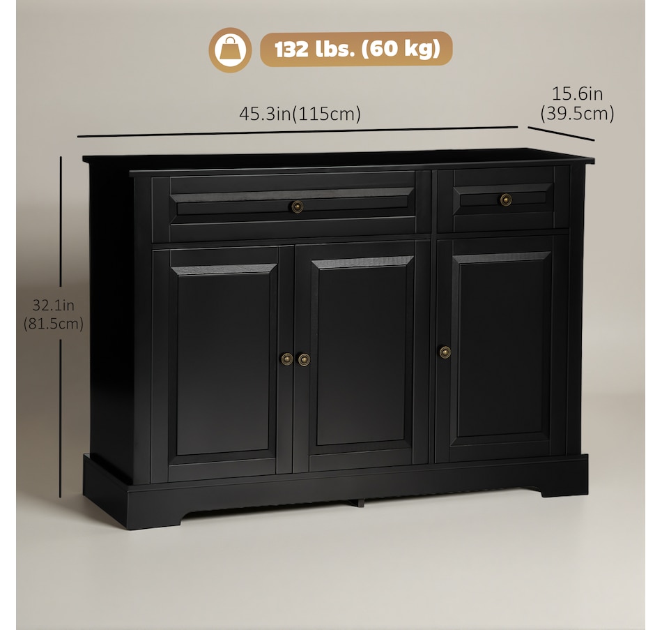 Image 947141_ALTMORE26.jpg, Product 947-141 / Price $239.99 - $269.99, HOMCOM Sideboard Buffet Cabinet, Modern Kitchen Cabinet with 2 Drawers from HOMCOM on TSC.ca's Home & Garden department