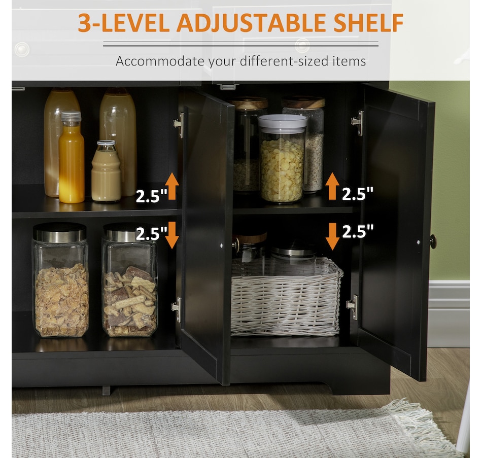 Image 947141_ALTMORE4.jpg, Product 947-141 / Price $239.99 - $269.99, HOMCOM Sideboard Buffet Cabinet, Modern Kitchen Cabinet with 2 Drawers from HOMCOM on TSC.ca's Home & Garden department