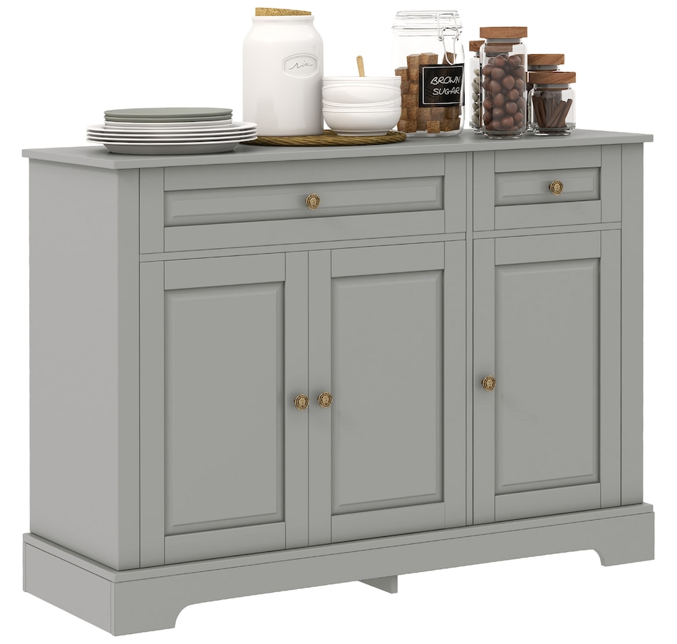 Image 947141_ST02.jpg, Product 947-141 / Price $239.99 - $269.99, HOMCOM Sideboard Buffet Cabinet, Modern Kitchen Cabinet with 2 Drawers from HOMCOM on TSC.ca's Home & Garden department