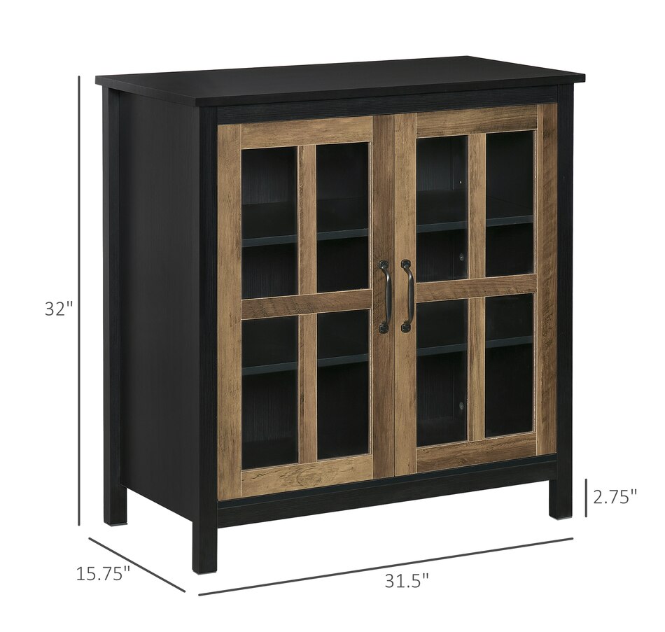 Image 947145_ALTMORE10.jpg, Product 947-145 / Price $149.99, HOMCOM Kitchen Sideboard with Glass Doors Buffet Cabinet Accent Cabinet from HOMCOM on TSC.ca's Home & Garden department