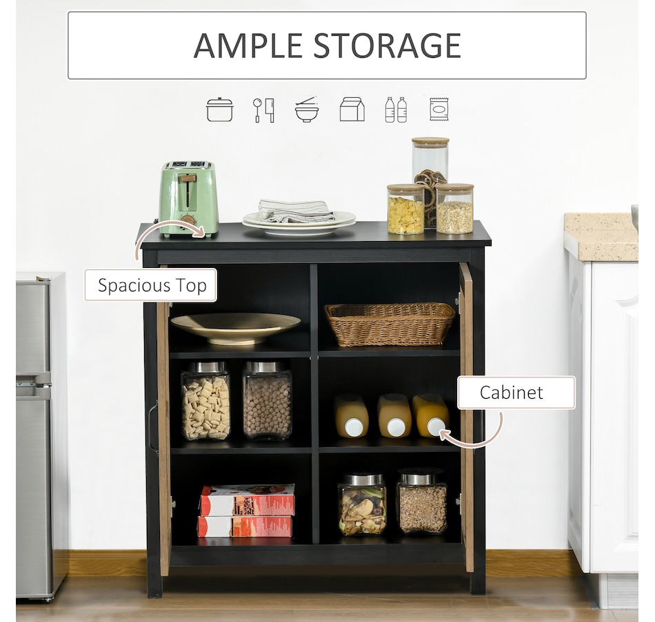 Image 947145_ALTMORE11.jpg, Product 947-145 / Price $149.99, HOMCOM Kitchen Sideboard with Glass Doors Buffet Cabinet Accent Cabinet from HOMCOM on TSC.ca's Home & Garden department
