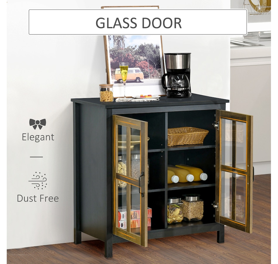 Image 947145_ALTMORE12.jpg, Product 947-145 / Price $149.99, HOMCOM Kitchen Sideboard with Glass Doors Buffet Cabinet Accent Cabinet from HOMCOM on TSC.ca's Home & Garden department