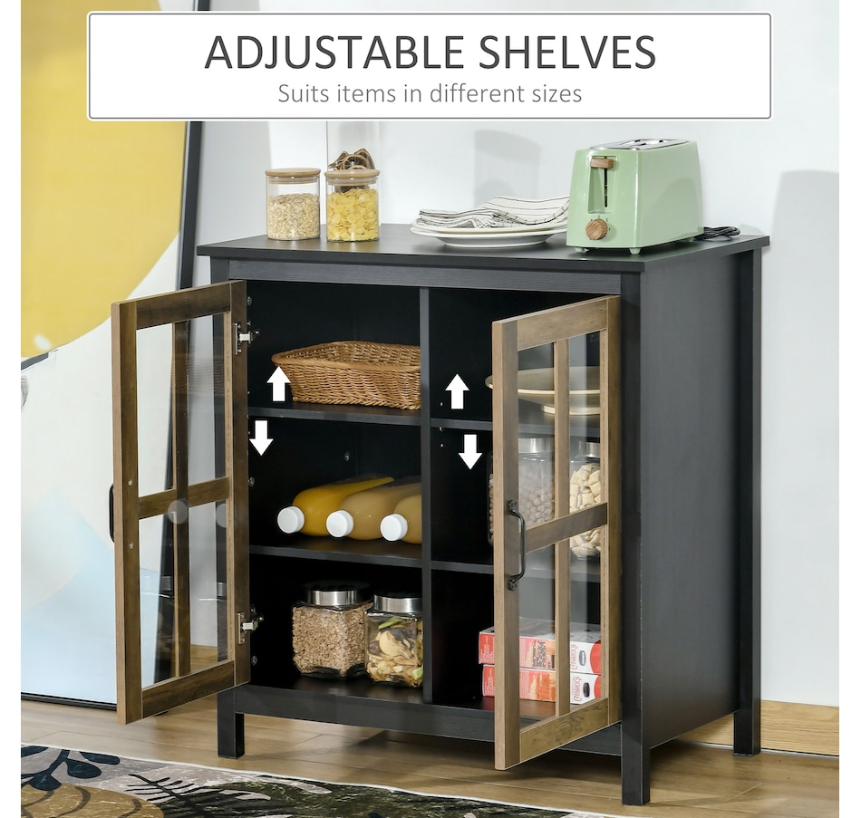 Image 947145_ALTMORE13.jpg, Product 947-145 / Price $149.99, HOMCOM Kitchen Sideboard with Glass Doors Buffet Cabinet Accent Cabinet from HOMCOM on TSC.ca's Home & Garden department