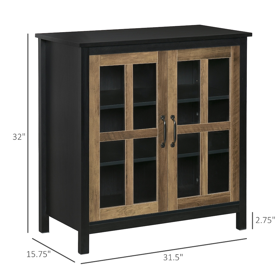 Image 947145_ALTMORE19.jpg, Product 947-145 / Price $144.99, HOMCOM Kitchen Sideboard with Glass Doors Buffet Cabinet Accent Cabinet from HOMCOM on TSC.ca's Home & Garden department