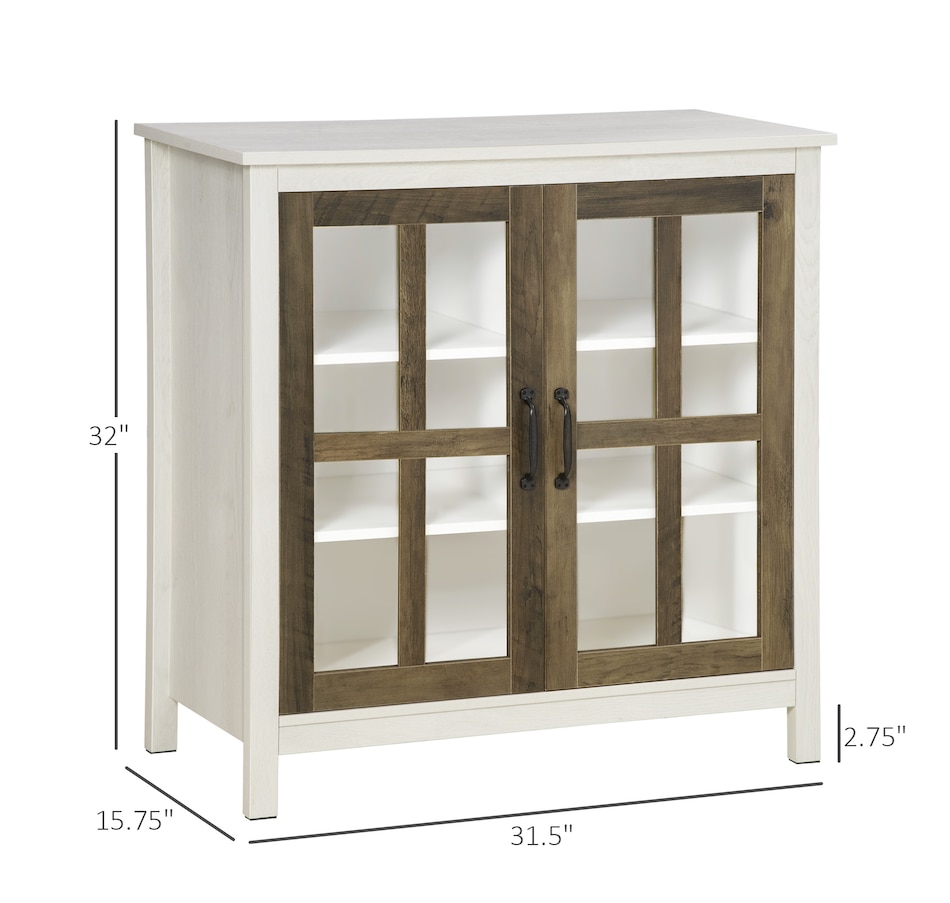Image 947145_ALTMORE2.jpg, Product 947-145 / Price $149.99, HOMCOM Kitchen Sideboard with Glass Doors Buffet Cabinet Accent Cabinet from HOMCOM on TSC.ca's Home & Garden department