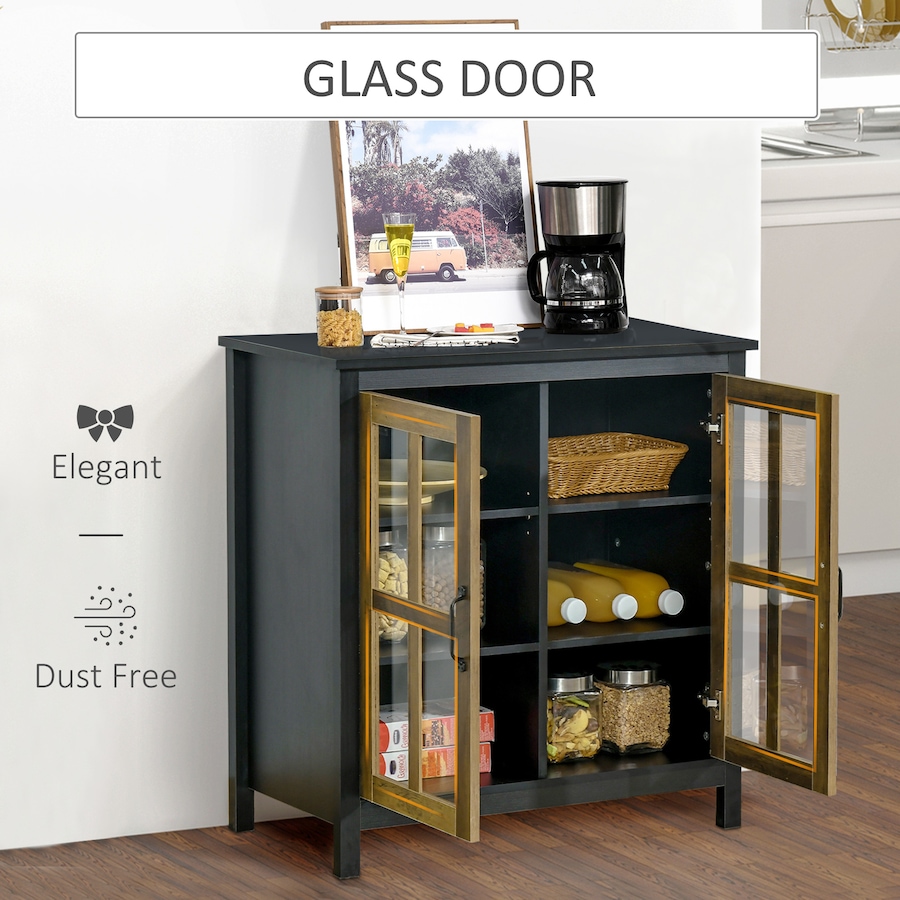 Image 947145_ALTMORE21.jpg, Product 947-145 / Price $144.99, HOMCOM Kitchen Sideboard with Glass Doors Buffet Cabinet Accent Cabinet from HOMCOM on TSC.ca's Home & Garden department