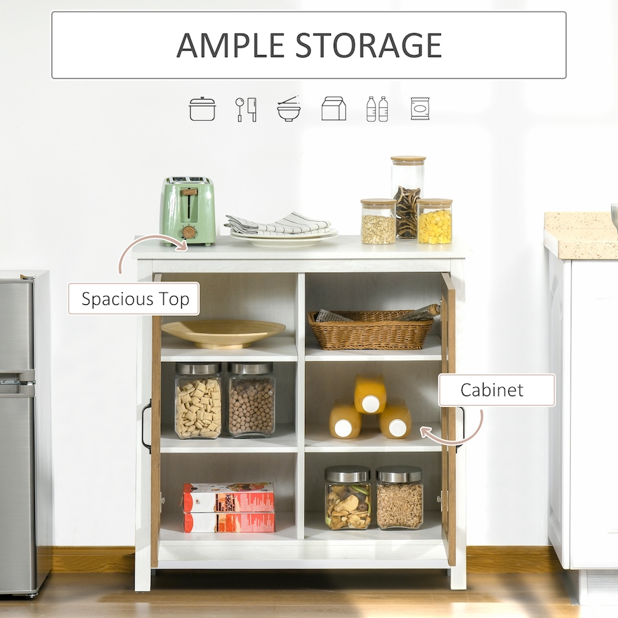 Image 947145_ALTMORE3.jpg, Product 947-145 / Price $144.99, HOMCOM Kitchen Sideboard with Glass Doors Buffet Cabinet Accent Cabinet from HOMCOM on TSC.ca's Home & Garden department