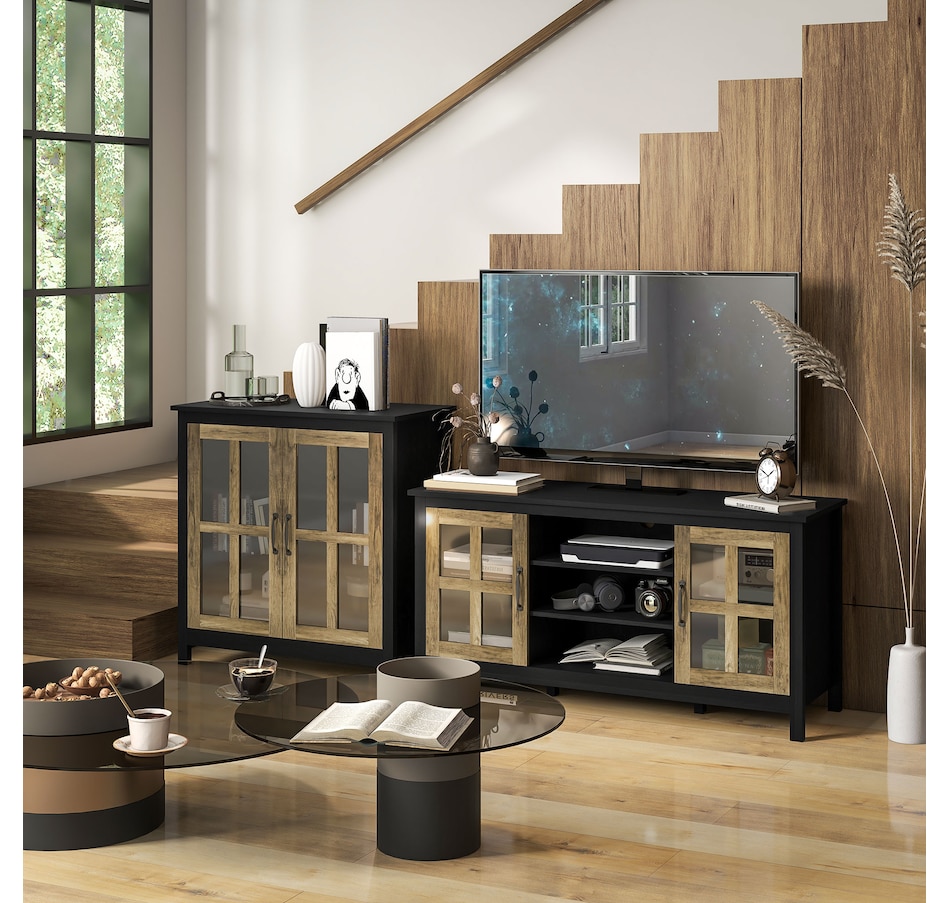 Image 947145_ALTMORE9.jpg, Product 947-145 / Price $149.99, HOMCOM Kitchen Sideboard with Glass Doors Buffet Cabinet Accent Cabinet from HOMCOM on TSC.ca's Home & Garden department