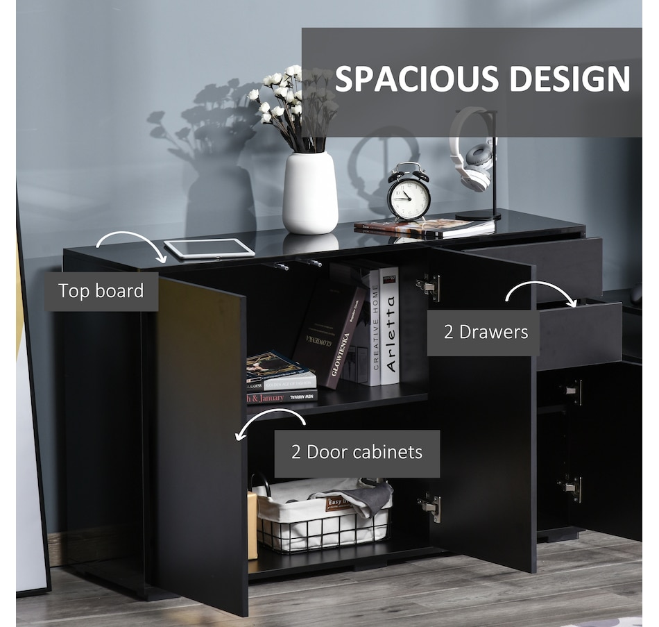 Image 947148_ALTMORE11.jpg, Product 947-148 / Price $205.99, HOMCOM Kitchen Sideboard with Push-Open Drawers and Storage Cabinets from HOMCOM on TSC.ca's Home & Garden department