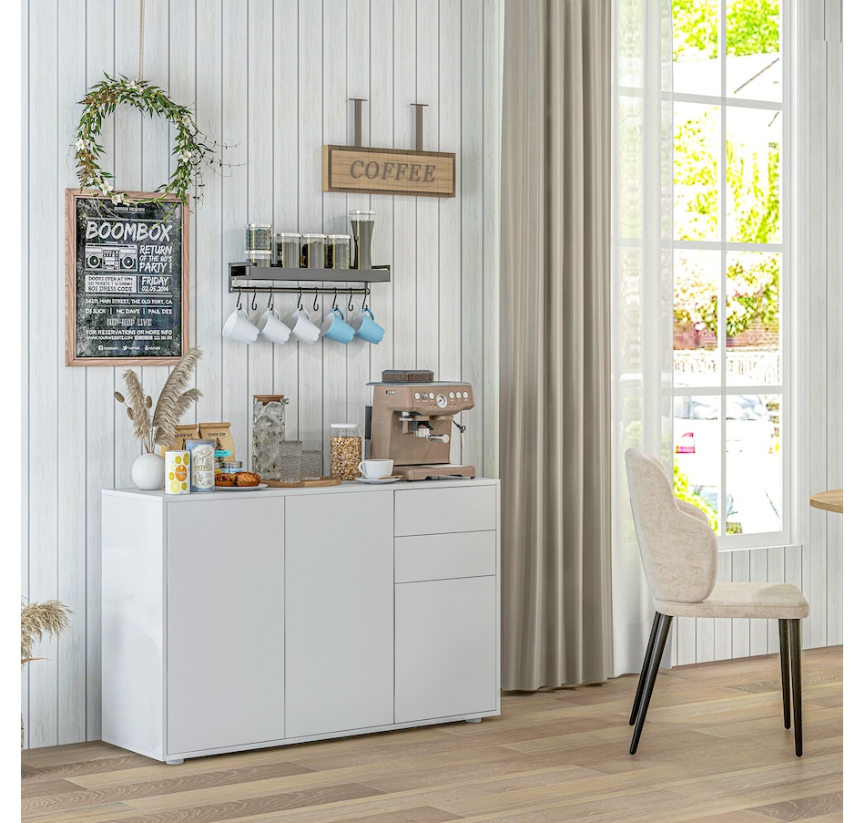 Image 947148_ALTMORE17.jpg, Product 947-148 / Price $205.99, HOMCOM Kitchen Sideboard with Push-Open Drawers and Storage Cabinets from HOMCOM on TSC.ca's Home & Garden department