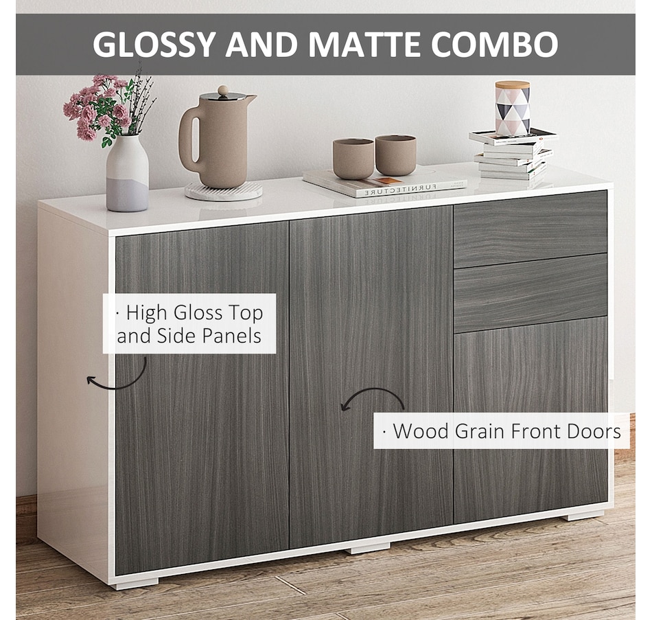 Image 947148_ALTMORE28.jpg, Product 947-148 / Price $205.99, HOMCOM Kitchen Sideboard with Push-Open Drawers and Storage Cabinets from HOMCOM on TSC.ca's Home & Garden department