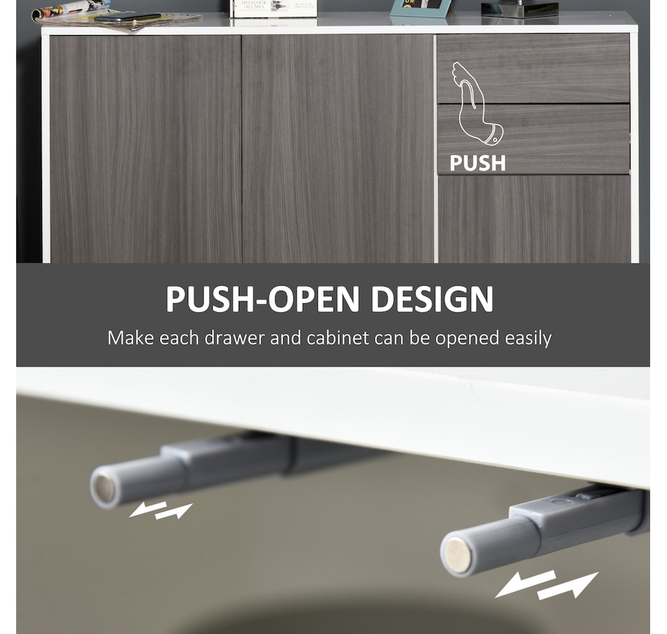 Image 947148_ALTMORE29.jpg, Product 947-148 / Price $205.99, HOMCOM Kitchen Sideboard with Push-Open Drawers and Storage Cabinets from HOMCOM on TSC.ca's Home & Garden department